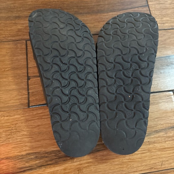 Birkenstock Granada Sandals Black Double Strap Buckle Slide Shoe SZ 36 US 6 - Picture 8 of 9